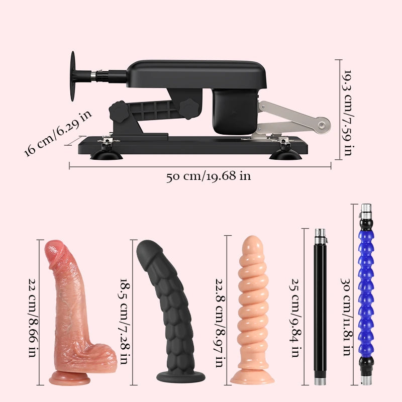Nova – Quiet Sex Machine with 7 cm Long Stroke
