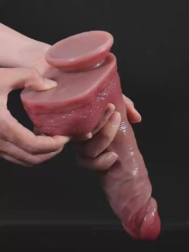 Jeremy 6.3" x 1.8" Life Like Vibrating Thrusting Dildo 7 Modes Thrusting & 3 Modes Vibrating