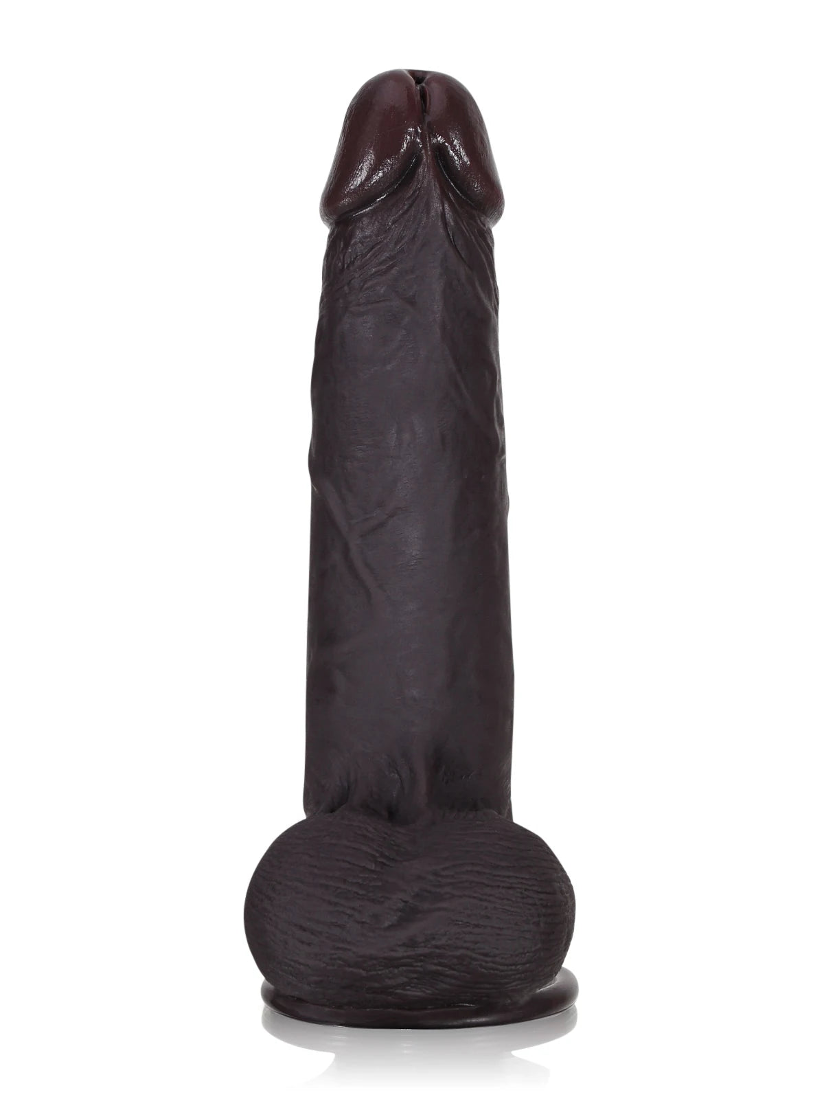 Billy | 8.4" x 1.8" Black Sliding Skin Dildo With Moving Balls